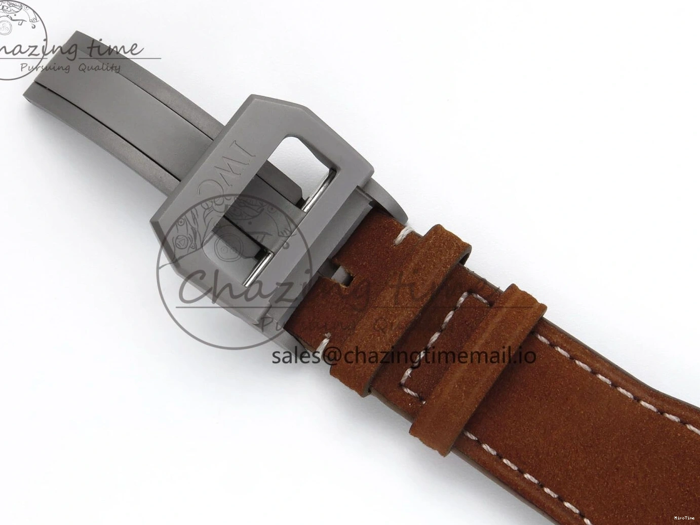 MIROTIME 0504 Big Pilot IW329701 M+F 1:1 Best Edition Black Dial on Brown Leather Strap MY RelaxedFit 7005